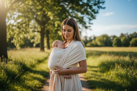 Draagdoeken voor pasgeborenen. Waarom huid-op-huid vanaf de eerste dag zo belangrijk is?