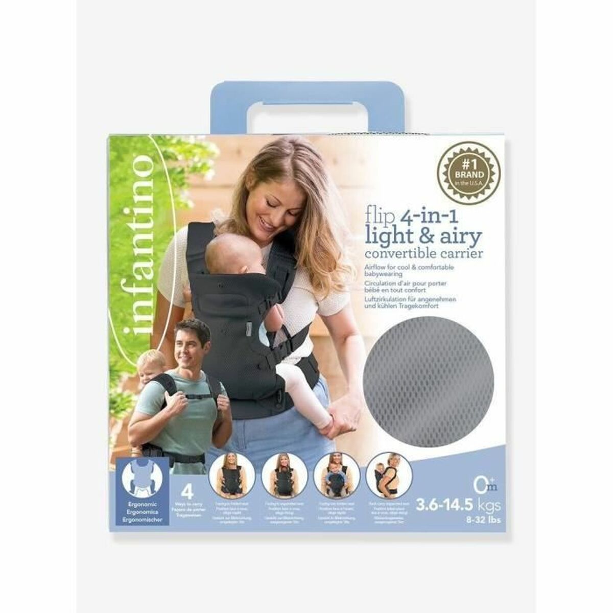 Ergonomische Baby draagrugzak