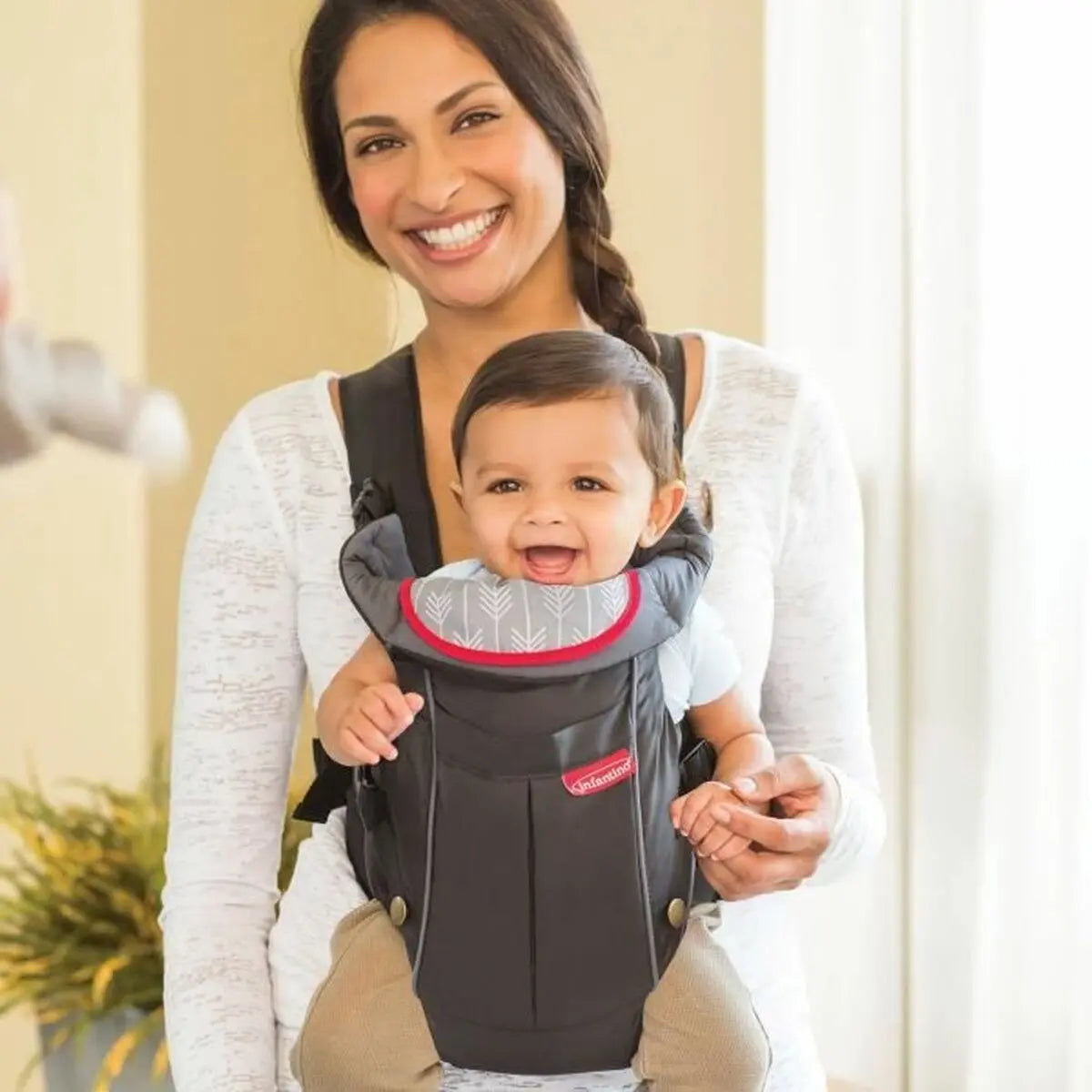 Ergonomische Baby Draagzak Zwart (Vanaf 0 maanden)